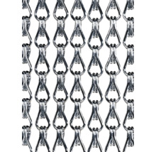 Metallkettenvorhang mit tropfenförmigen Gliedern