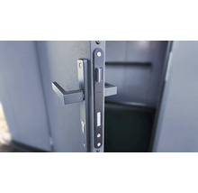 Türbeschlag mit Schloss und Griff