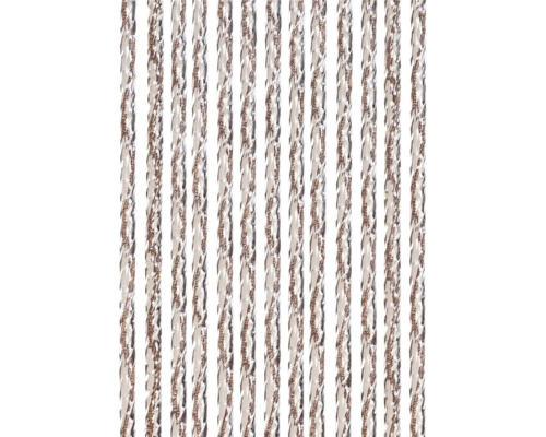 Detailansicht von silberfarbenen, verdrehten Bindedraht-Streifen