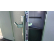 Türbeschlag mit Türgriff und Schloss