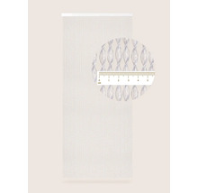 Dekoschals mit einer Dekorativen Struktur und einer Detailansicht mit einem Messlineal.