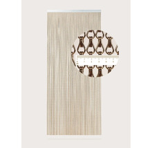 Dekorative Türvorhang aus Metallketten mit Detailansicht