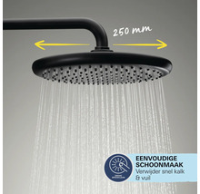 Grohe Duschkopf mit einem Durchmesser von 250 Millimeter und SpeedClean Funktion.