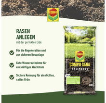 Compo Sana Rasenerde zur Rasenregeneration und Neuanlage im 40 Liter Sack