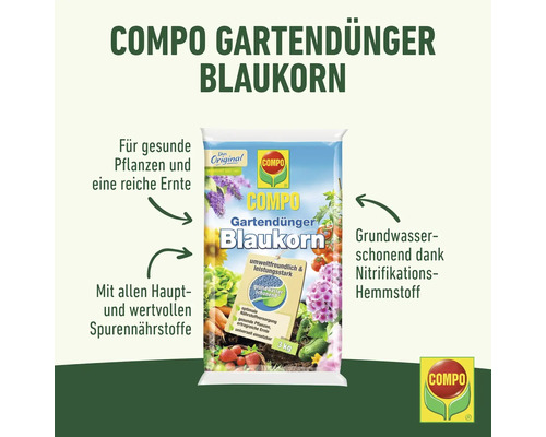 COMPO Gartendünger Blaukorn Packung