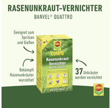 Compo Banvel Quattro Rasenunkrautvernichter, geeignet zum Spritzen und Gießen