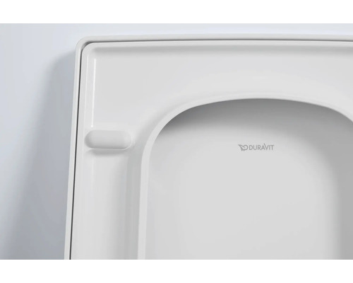 Detailansicht eines weißen Duravit Urinals