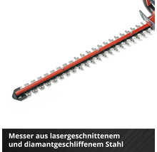 Heckenschere Schneidmesser aus lasergeschnittenem und diamantgeschliffenem Stahl