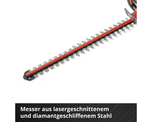 Heckenschere Schneidmesser aus lasergeschnittenem und diamantgeschliffenem Stahl