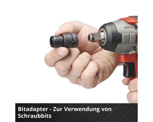 Bitadapter zur Verwendung mit Schrauberbits und einem Akku-Schlagschrauber