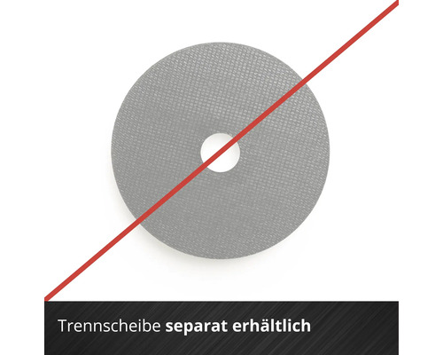 Trennscheibe separat erhältlich