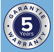 Fünf Jahre Garantie
