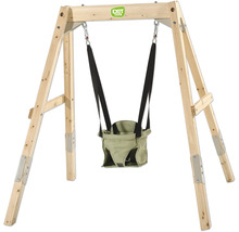EXIT TOYS Babyschaukel mit Holzgestell und Textilsitz