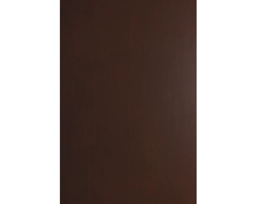 Nahaufnahme einer dunkelbraunen Holzoberfläche mit feiner Maserung.