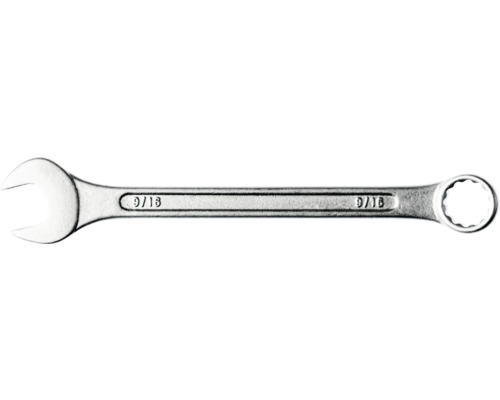 Ringmaulschlüssel aus Metall, Größe 9 durch 16 Zoll.