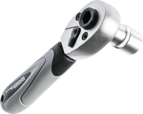 WGB Mini-Knarre mit ergonomischem Griff und Bit-Halterung für Sechskant-Bits.