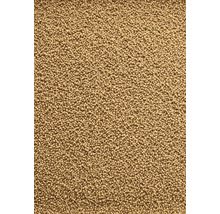 Nahaufnahme von feinkörnigem Mineraldünger-Granulat für die Gartenpflege.