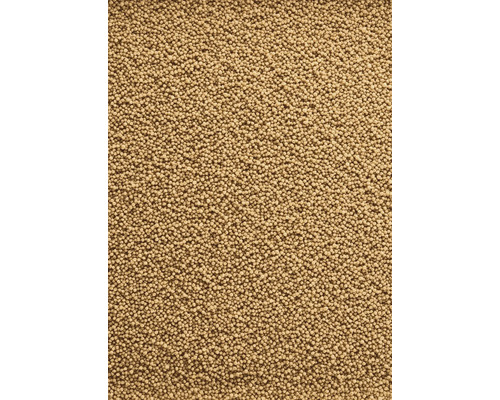 Nahaufnahme von feinkörnigem Mineraldünger-Granulat für die Gartenpflege.