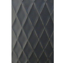 Strukturierte Oberfläche mit Rautenmuster in dunkelgrauer Optik