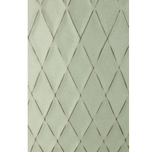 Wandpaneel mit dreidimensionalem Rautenmuster und strukturierter Oberfläche.