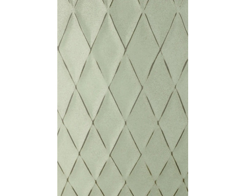 Wandpaneel mit dreidimensionalem Rautenmuster und strukturierter Oberfläche.