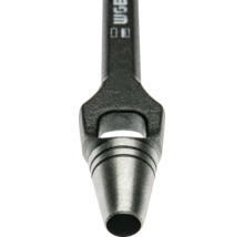 WGB Henkeleisen mit 10 Millimeter Durchmesser aus Stahl mit schwarzem Schaft und Auswurföffnung.