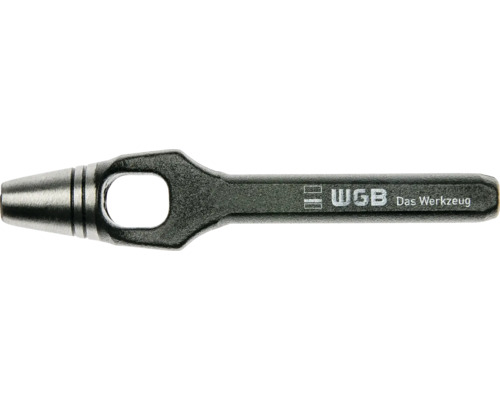 WGB Henkeleisen aus Werkzeugstahl mit schwarzer Griffzone.
