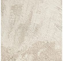 Strukturierte Vliestapete in Putzoptik in Beige.