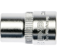 WGB Steckschlüsseleinsatz aus Metall mit Rändelung für einen sicheren Griff.
