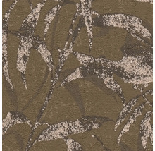 Tapete mit Blattmuster und schimmernder Textur.
