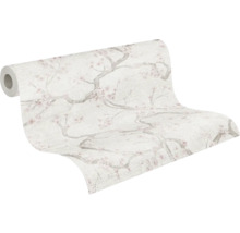 Vliestapete mit Kirschblütenmuster, Tapetenrolle mit floralem Design