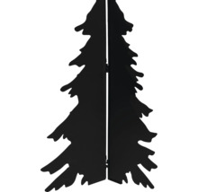 Schwarze dekorative Tannenbaum Silhouette aus Metall