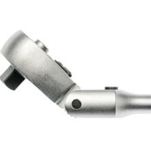 Gelenk-Umschaltknarre aus Metall für Steckschlüsseleinsätze.