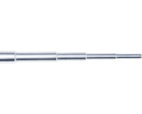 Durchschlag aus Stahl mit abgestuftem Durchmesser.