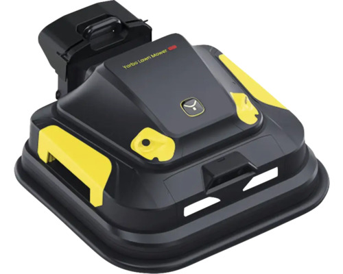 Yarbo Rasenmäher-Modul M1 für Yarbo Mehrzweckroboter, schwarz-gelbes Kunststoffgehäuse.
