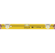 Stabila Wasserwaage Typ R 300, Länge 61 Zentimeter, mit drei Libellen und R-Profil.