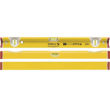 Stabila Wasserwaage Modell R 300, 61 Zentimeter lang, mit drei Libellen und schlagfesten Endkappen.