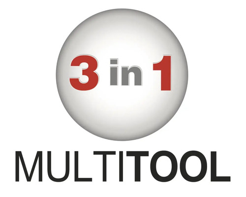 Symbol für ein Multitool mit drei in eins Funktion.