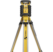 Stabila Rotationslaser auf einem Stativ mit Stabila Logo für präzises Nivellieren.