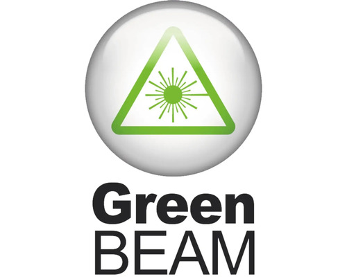 Symbol für Green Beam Laserstrahl-Technologie
