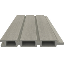 WPC-Terrassendiele mit Hohlkammerprofil und Holzmaserung