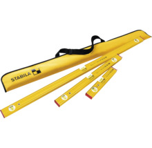 Stabila Wasserwaagen-Set, 3-teilig mit Tragetasche.