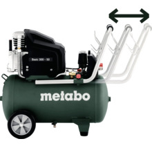 Metabo Kompressor Basic 300 - 50 mit verstellbarem Transportgriff.