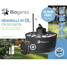 Biogents AERO TRAP PLUS Mückenfalle mit CO2-Druckregler für den Garten. Bereich bis 700 Quadratmeter, insektizidfreier Lockstoff.
