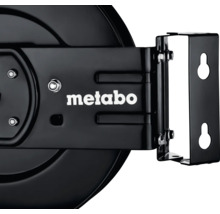 Metabo Schlauchtrommel mit Wandhalterung aus Metall und Metabo Logo