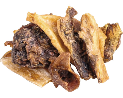 Getrocknete Fleischsnacks für Hunde, Kausnacks aus Rindfleisch.