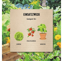 Einsatzbereich für Gemüse, Fruchtgemüse und Kräuter.
