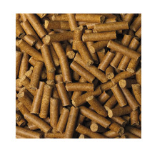 Nahaufnahme von zylindrischen Pellets.