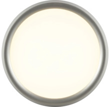 Runde LED Deckenleuchte mit schmalem Rahmen und gleichmäßiger Lichtfläche.