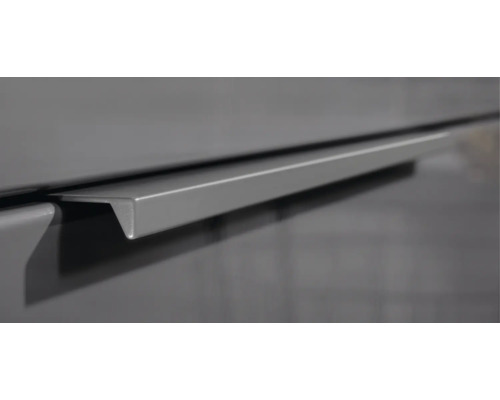 Moderne horizontale Griffleiste für Schränke oder Schubladen aus Metall.
